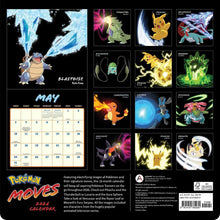 Load image into Gallery viewer, Harry Abrams Pokémon Moves 12x12 2026 Wall Calendar