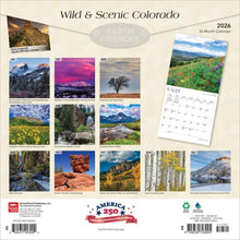 Load image into Gallery viewer, Browntrout Colorado Wild & Scenic 2026 12 x 12 Wall Calendar