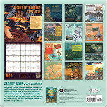 Load image into Gallery viewer, Harry Abrams Spooky Lakes 12x12 2026 Wall Calendar