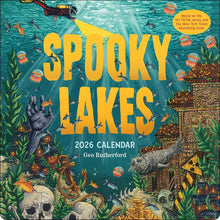 Load image into Gallery viewer, Harry Abrams Spooky Lakes 12x12 2026 Wall Calendar
