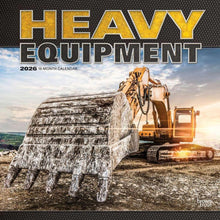 Load image into Gallery viewer, Browntrout Heavy Equipment 2026 12 x 12 Wall Calendar