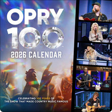 Load image into Gallery viewer, Harry Abrams Grand Ole Opry 12x12 2026 Wall Calendar