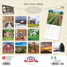 Load image into Gallery viewer, Browntrout The Free State 2026 12 x 12 Wall Calendar