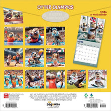 Load image into Gallery viewer, Browntrout Otter Olympics 2026 12 x 12 Wall Calendar
