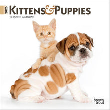 Load image into Gallery viewer, Browntrout Kittens & Puppies 2026 7 x 7 Mini Calendar
