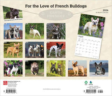 Load image into Gallery viewer, Browntrout For the Love of French Bulldogs 2026 14 x 12 Wall Calendar