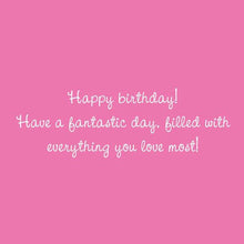 Load image into Gallery viewer, Graphique Balloon Girl Birthday Card