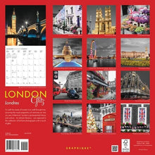 Load image into Gallery viewer, Graphique London Glitz 2025 12 x 12 Wall Calendar