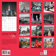 Load image into Gallery viewer, Graphique New York Glitz 2025 12 x 12 Wall Calendar