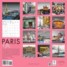 Load image into Gallery viewer, Graphique Paris Glitz 2025 12 x 12 Wall Calendar