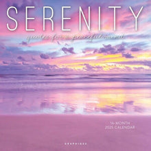 Load image into Gallery viewer, Graphique Serenity 2025 12 x 12 Wall Calendar
