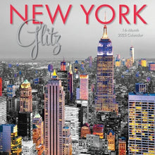 Load image into Gallery viewer, Graphique New York Glitz 2025 7 x 7 Mini Calendar