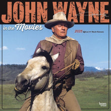 Load image into Gallery viewer, Browntrout John Wayne in the Movies OFFICIAL 2025 12 x 12 Wall Calendar