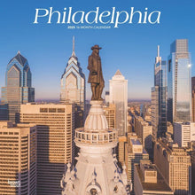 Load image into Gallery viewer, Browntrout Philadelphia 2025 12 x 12 Wall Calendar