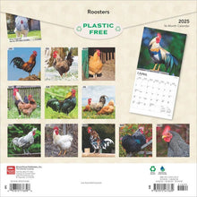 Load image into Gallery viewer, Browntrout Roosters 2025 12 x 12 Wall Calendar