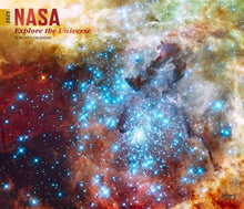 Load image into Gallery viewer, Browntrout NASA Explore the Universe 2025 14 x 12 Deluxe Wall Calendar