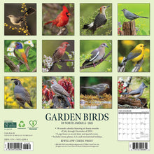 Load image into Gallery viewer, Willow Creek Garden Birds of North America 2025 12 x 12 Wall Calendar