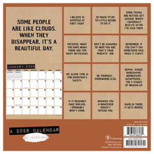 Load image into Gallery viewer, TF Publishing Anti-Affirmations & Sarcasm 2026 Mini Calendar