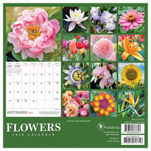 Load image into Gallery viewer, TF Publishing Flowers 2026 Mini Calendar