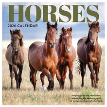 Load image into Gallery viewer, TF Publishing Horses 2026 Mini Calendar