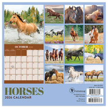 Load image into Gallery viewer, TF Publishing Horses 2026 Mini Calendar
