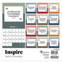 Load image into Gallery viewer, TF Publishing Inspire 2026 Mini Calendar