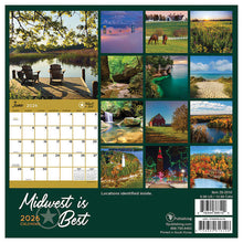 Load image into Gallery viewer, TF Publishing Midwest Is Best 2026 Mini Calendar