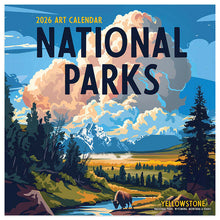 Load image into Gallery viewer, TF Publishing National Parks-Art 2026 Mini Calendar