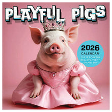 Load image into Gallery viewer, TF Publishing Playful Pigs 2026 Mini Calendar