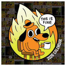 Load image into Gallery viewer, TF Publishing THIS IS FINE 2026 Mini Calendar