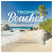 Load image into Gallery viewer, TF Publishing Tropical Beaches 2026 Mini Calendar