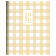 Load image into Gallery viewer, TF Publishing Gingham Wheat 2026 Medium Monthly Planner