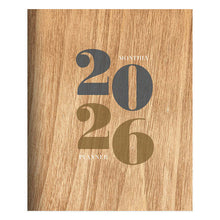 Load image into Gallery viewer, TF Publishing Washed Oak 2026 Large Monthly Planner