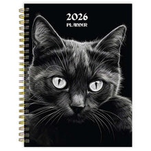 Load image into Gallery viewer, TF Publishing Pretty Kitty 2026 Medium Weekly Monthly Planner