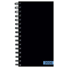 Load image into Gallery viewer, TF Publishing Black 2026 Small Weekly Monthly Planner