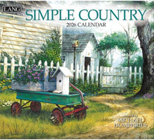 Load image into Gallery viewer, Lang Simple Country 2026 Wall Calendar