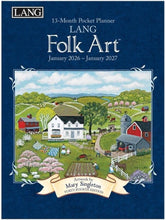 Load image into Gallery viewer, Lang Folk Art 2026 Monthly Pocket Planner