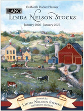 Load image into Gallery viewer, Lang Linda Nelson Stocks 2026 Monthly Pocket Planner