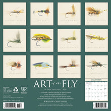Load image into Gallery viewer, Willow Creek Art of the Fly 2026 12" x 12" Wall Calendar