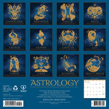 Load image into Gallery viewer, Willow Creek Astrology 2026 12" x 12" Wall Calendar