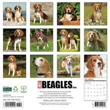 Load image into Gallery viewer, Willow Creek Beagles 2026 12" x 12" Wall Calendar