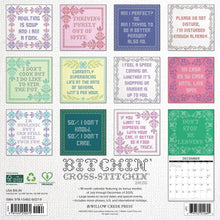 Load image into Gallery viewer, Willow Creek Bitchin' Cross-Stitchin' 2026 12" x 12" Wall Calendar