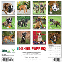 Load image into Gallery viewer, Willow Creek Boxer Puppies 2026 12" x 12" Wall Calendar