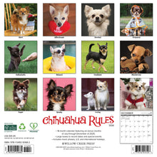 Load image into Gallery viewer, Willow Creek Chihuahua Rules 2026 12" x 12" Wall Calendar