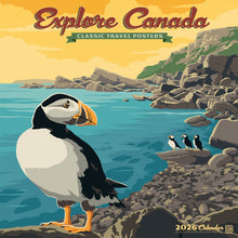 Load image into Gallery viewer, Willow Creek Explore Canada (ADG) 2026 12" x 12" Wall Calendar