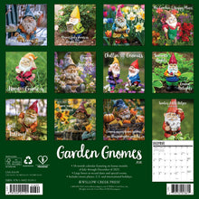 Load image into Gallery viewer, Willow Creek Garden Gnomes 2026 12" x 12" Wall Calendar
