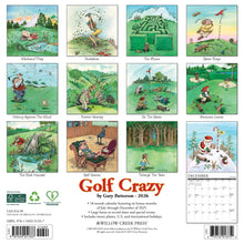 Load image into Gallery viewer, Willow Creek Golf Crazy by Gary Patterson 2026 12" x 12" Wall Calendar