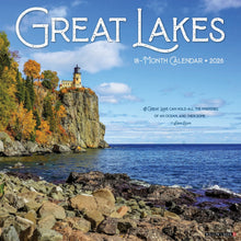 Load image into Gallery viewer, Willow Creek Great Lakes 2026 12" x 12" Wall Calendar