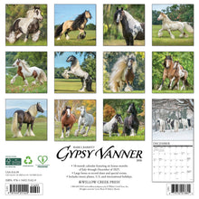 Load image into Gallery viewer, Willow Creek Gypsy Vanner Horse 2026 12" x 12" Wall Calendar