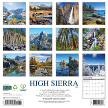 Load image into Gallery viewer, Willow Creek High Sierra 2026 12" x 12" Wall Calendar